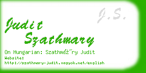 judit szathmary business card